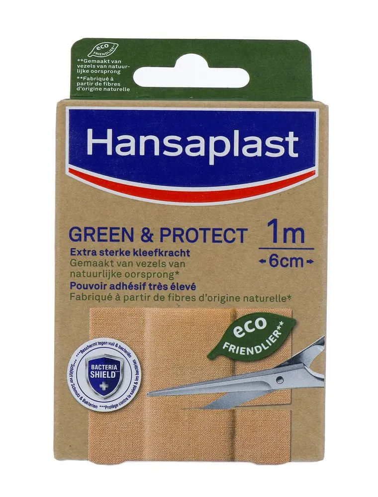 Hansaplast Pleistergreen & protect 1 meter (1 stuk)