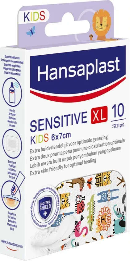 Hansaplast Sensitive kids XL (10 stuks)
