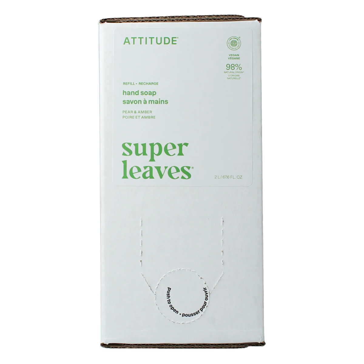 Attitude Super Leaves Handzeep Pear & Amber (2000 ml)