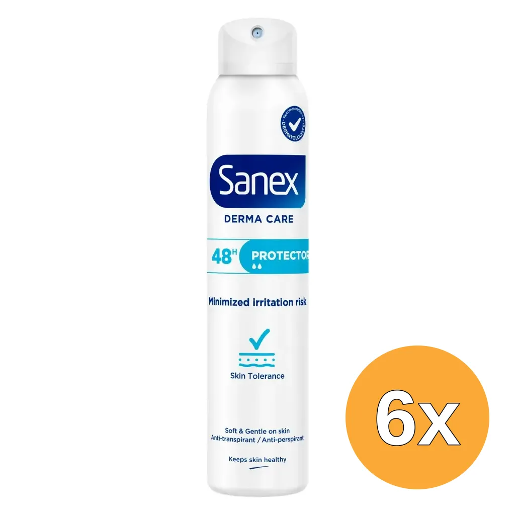 6x Sanex Deospray Dermo Protector (6 x 200 ml)