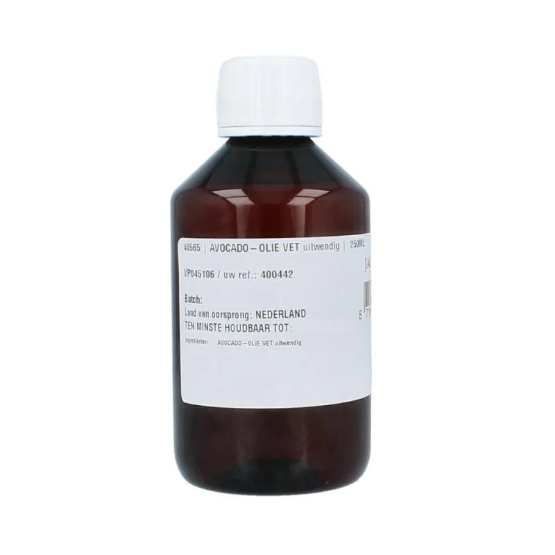 Jacob Hooy Avocado-Olie Vet (250 ml)