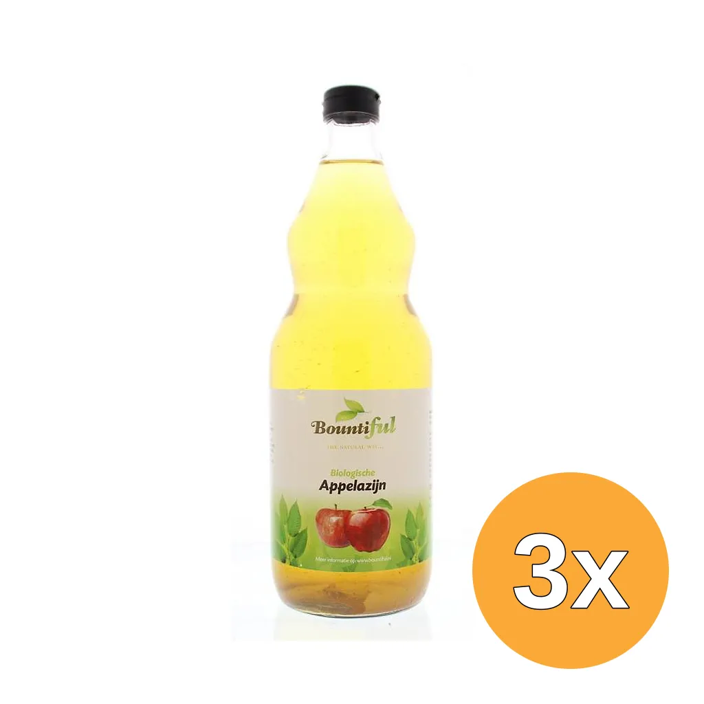 3x Bountiful Appelazijn Bio (1000 ml)