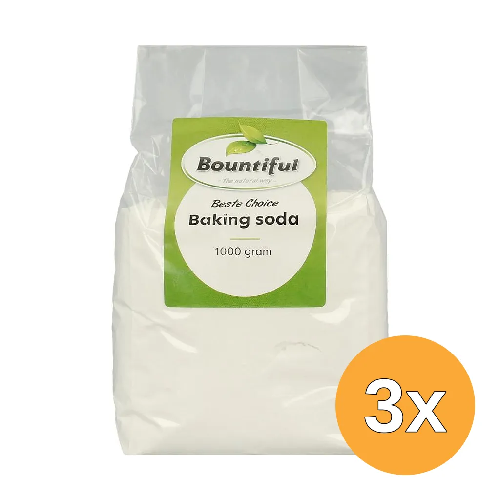 3x Bountiful Baking Soda (1000 gr)