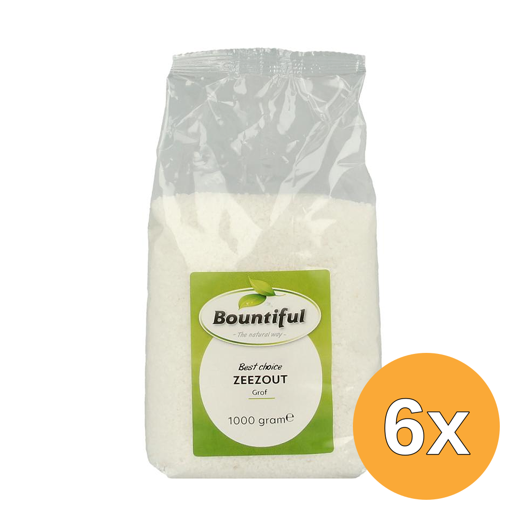 6x Bountiful Zeezoutgrof (1000 gr)