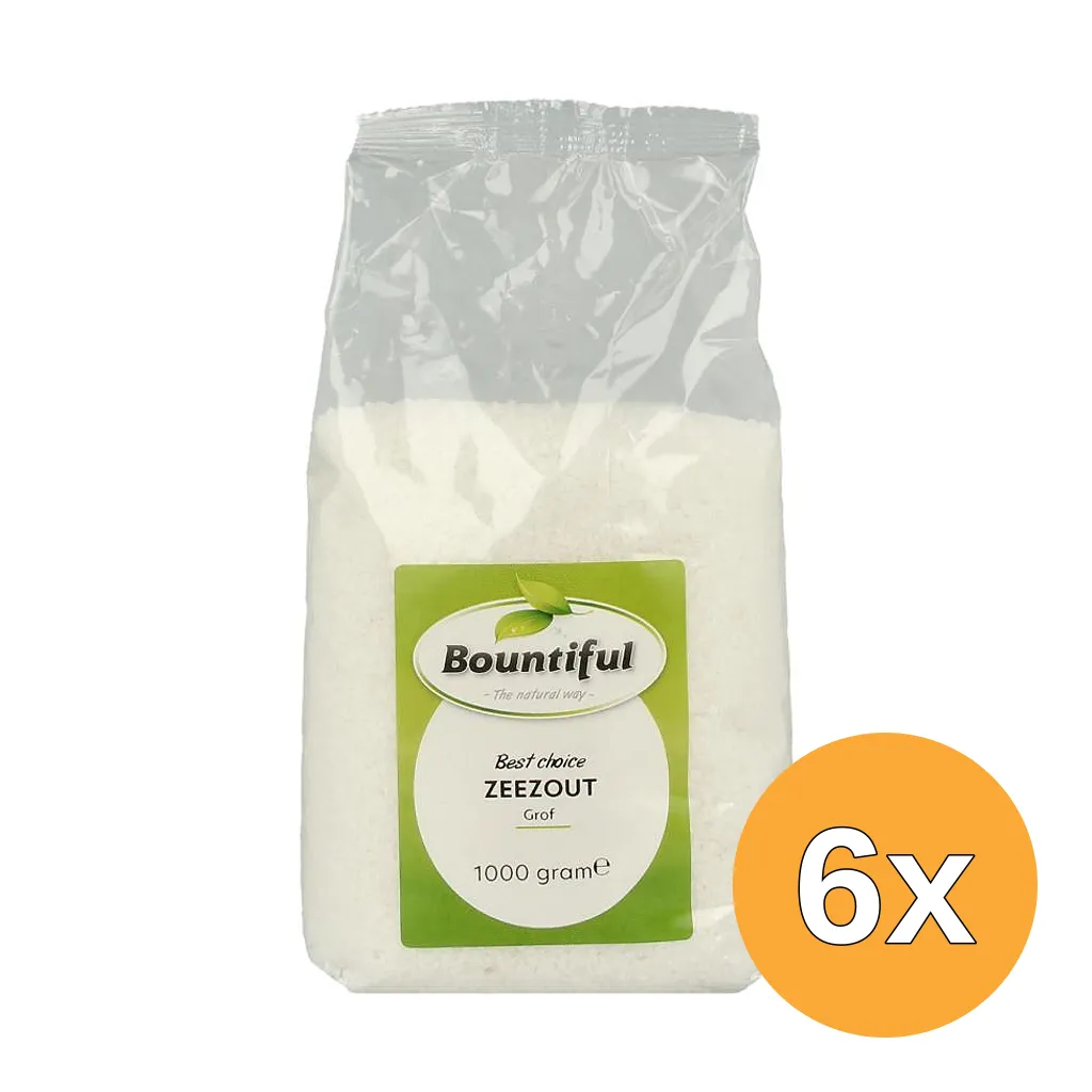 6x Bountiful Zeezoutgrof (1000 gr)