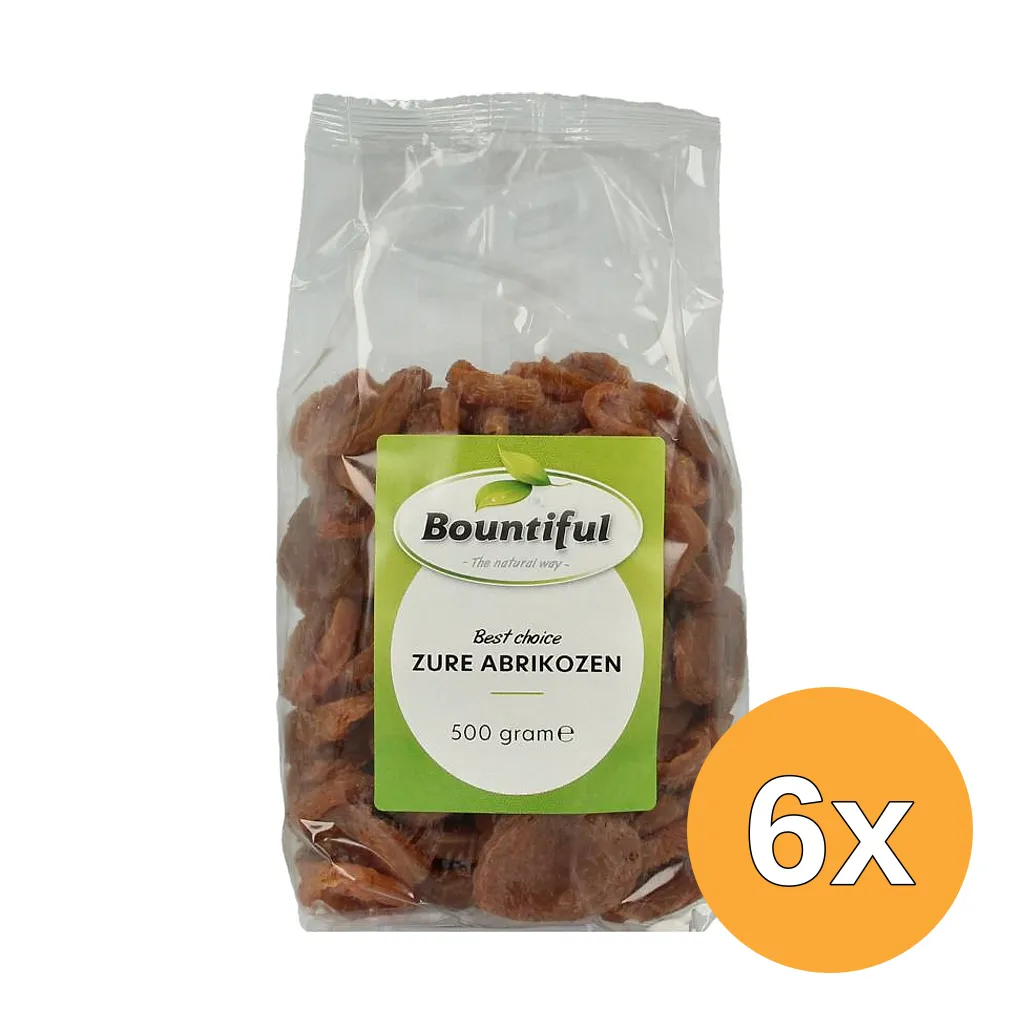 6x Bountiful Abrikozen Zuur (500 gr)