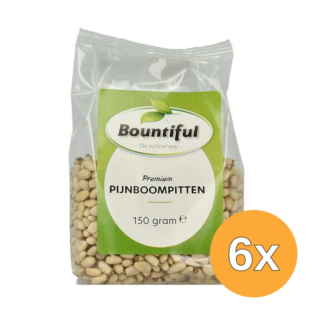 6x Bountiful Pijnboompitten (150 gr)
