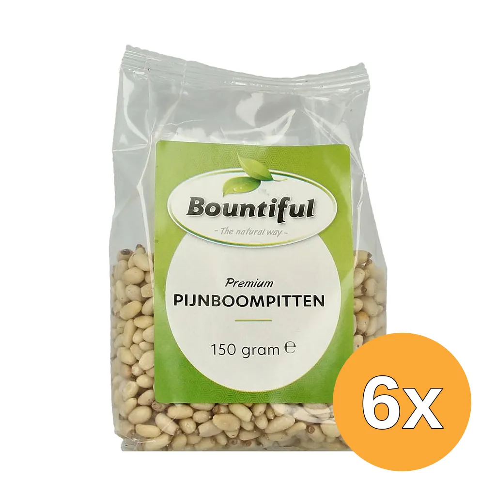 6x Bountiful Pijnboompitten (150 gr)