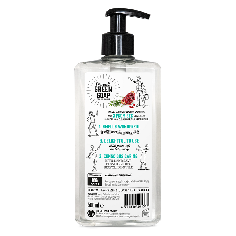 Marcel's Green Soap Handzeep Ceder & Granaatappel (500 ml)