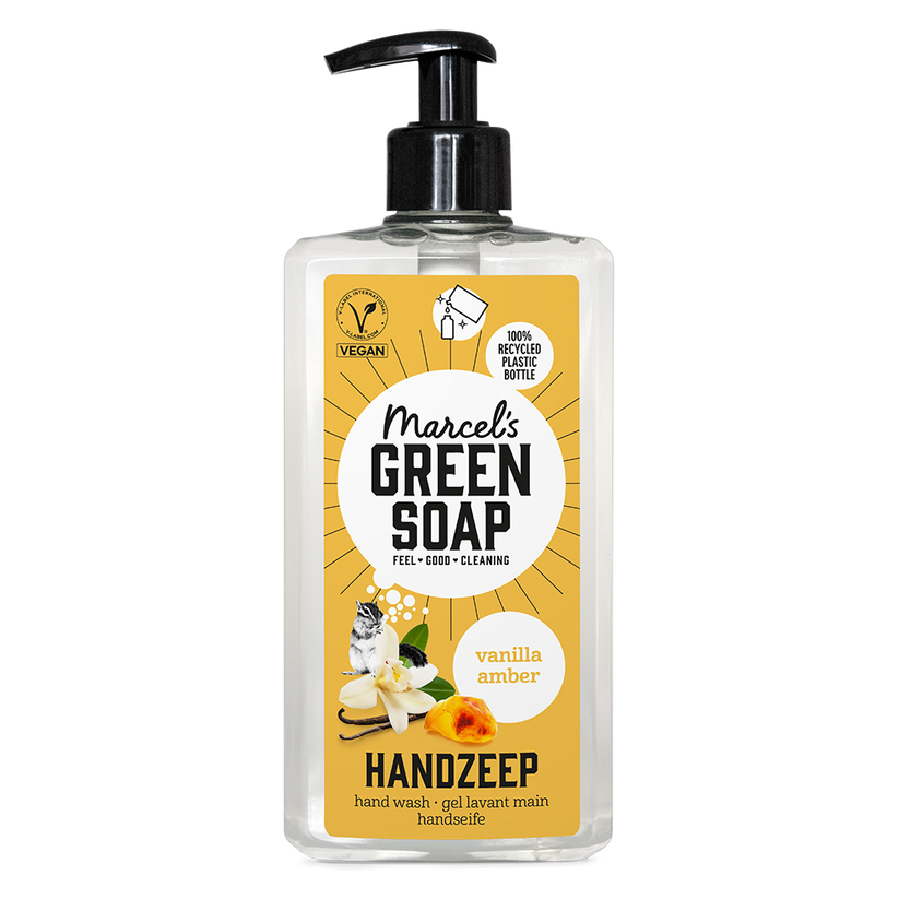 Marcel's Green Soap Handzeep Vanille & Amber (500 ml)