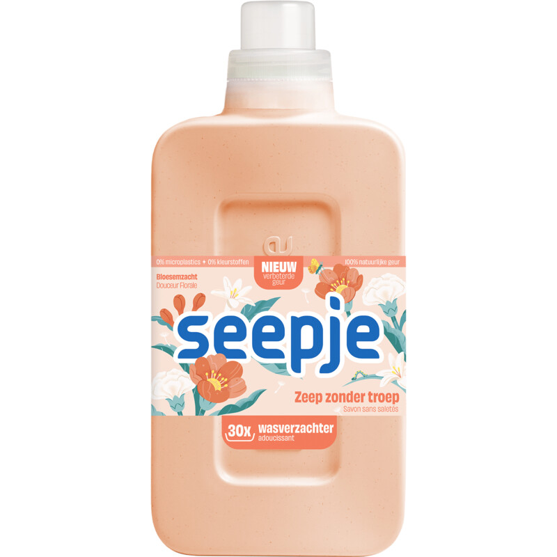 Seepje Wasverzachter Bloesemzacht (750 ml)