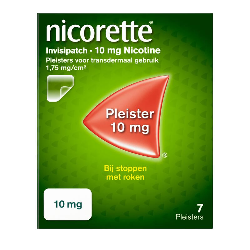 Nicorette Invisible Patch Pleister (7 x 10 mg)