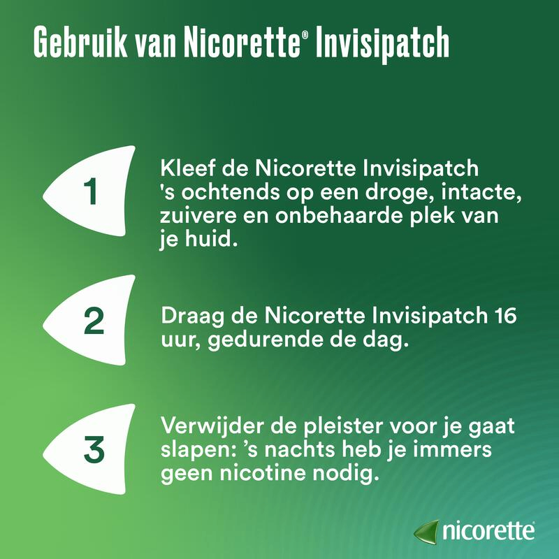 Nicorette Invisible Patch Pleister (7 x 10 mg) - image 2