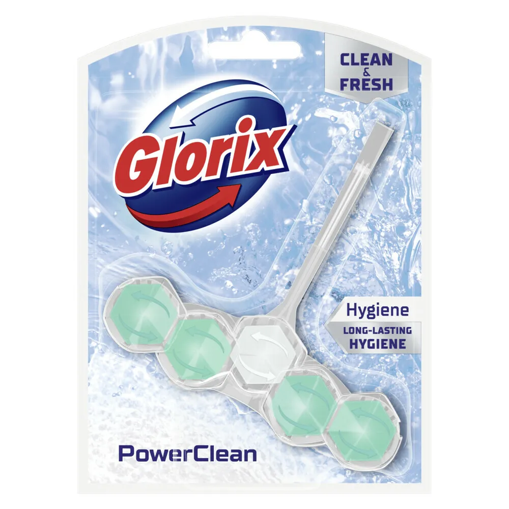 Glorix Toiletblok Power Clean Hygiëne (1 stuk)