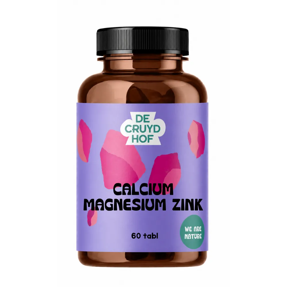 De Cruydhof Calcium Magnesium Zink (60 tabletten)