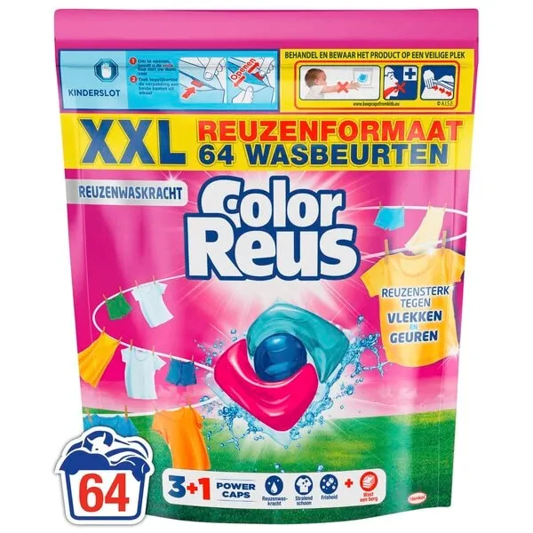 Color Reus 3+1 Power Caps (64 stuks)