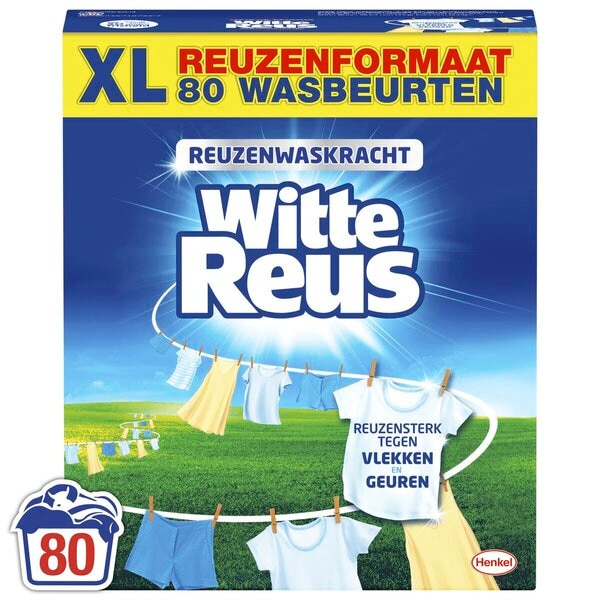 Witte Reus Poeder - 80 Wasbeurten (4000 gr)