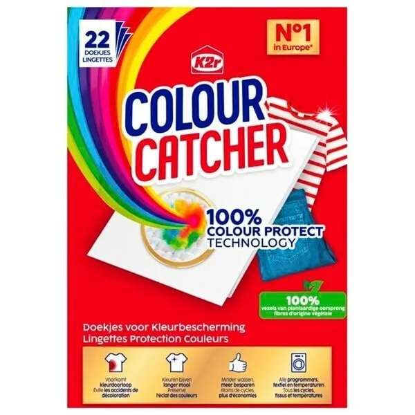 K2r Colour Catcher Sheets (22 stuks)