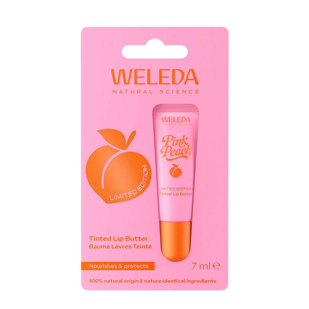 Weleda Pink Peach Tinted Lip Balm Í Limited Edition (7 ml)