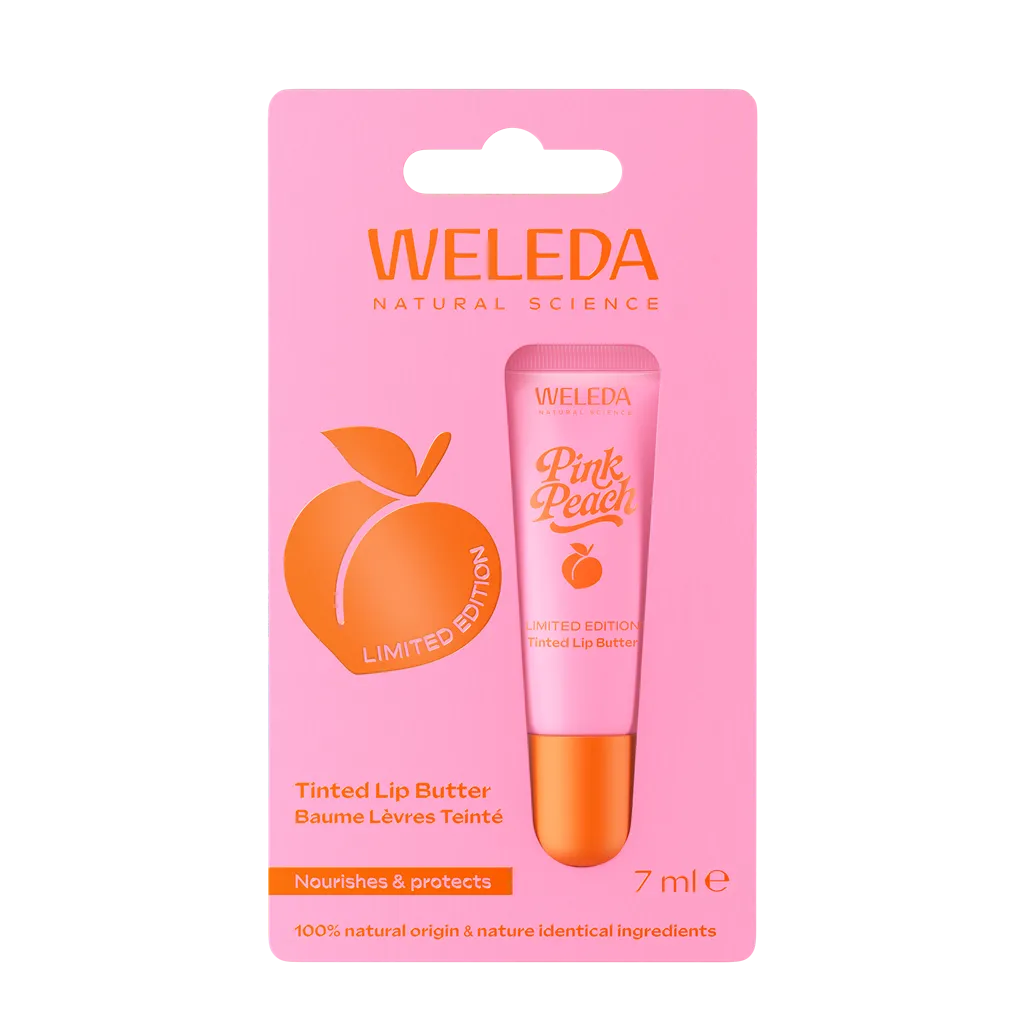 Weleda Pink Peach Tinted Lip Balm Í Limited Edition (7 ml)