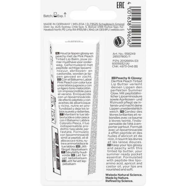 Weleda Pink Peach Tinted Lip Balm Í Limited Edition (7 ml) - image 2