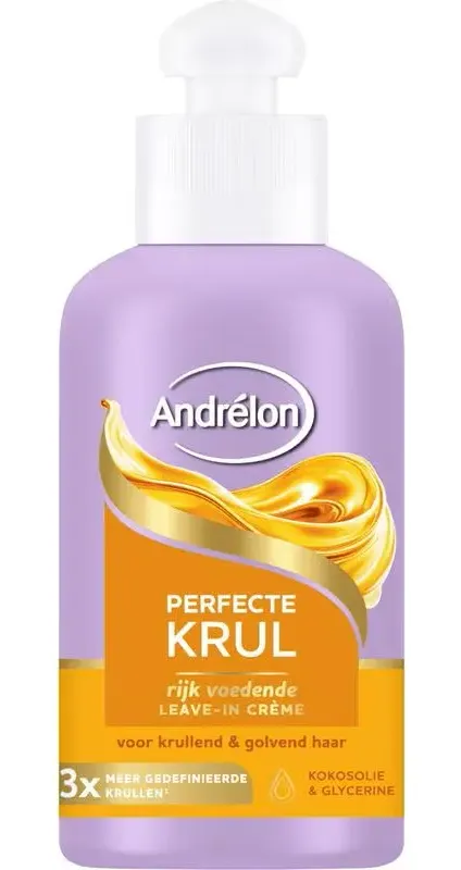 Andrelon Haarcreme - Perfecte Krul Rijk Voedend Leave-in (200 ml)