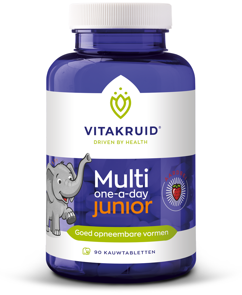 Vitakruid Multi One-a-day Junior (90 kauwtabletten)