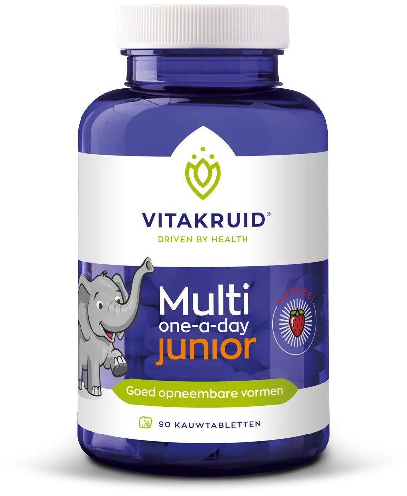 Vitakruid Multi One-a-day Junior (90 kauwtabletten)