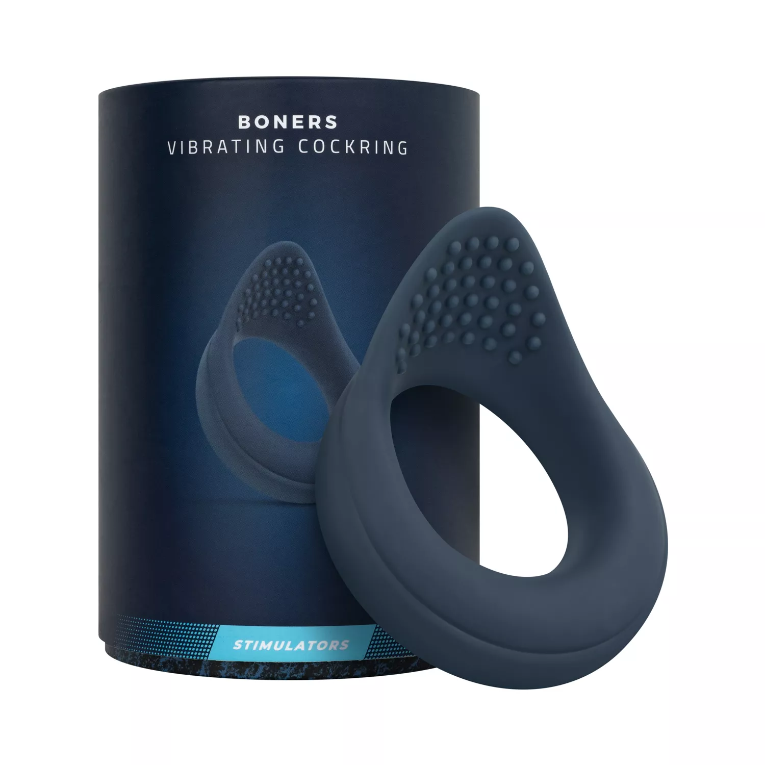 Boners Vibrerende Cockring met Perineum Stimulatie (1 stuk)