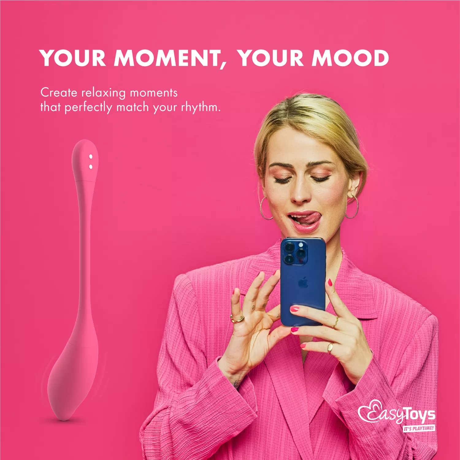 Easytoys Aria Vibrerend Eitje App Gestuurd (1 stuk) - image 4