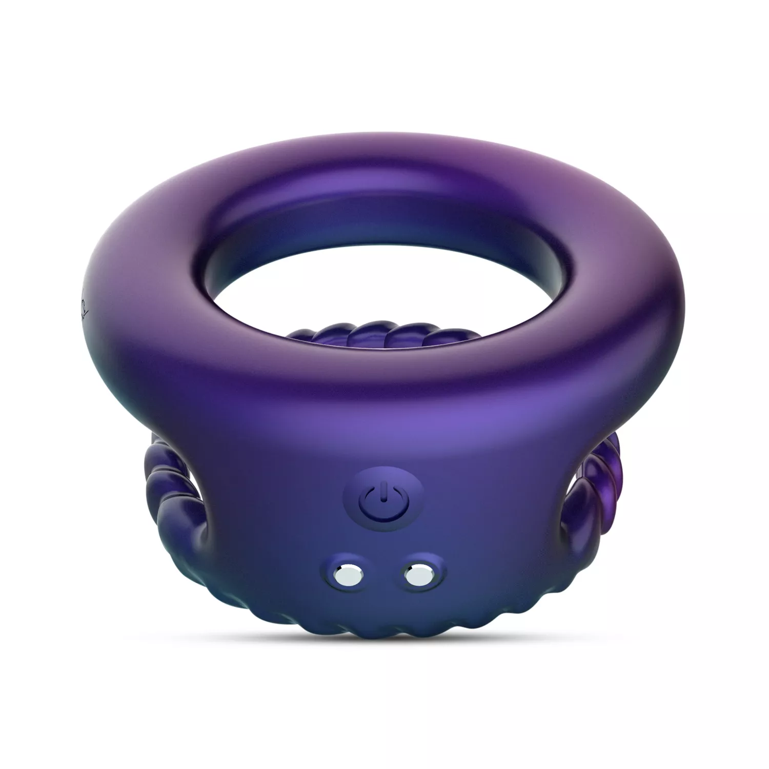 Hueman Jupiter Vibrerende Cock en Ballenring Paars (1 stuk) - image 3