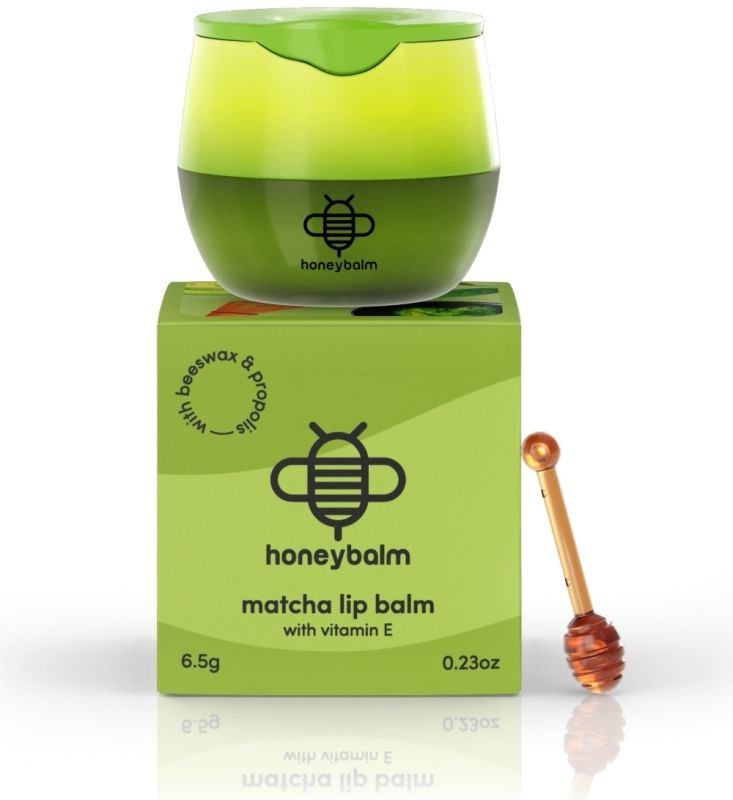 Honeybalm Lippenbalsem Matcha (1 stuk)