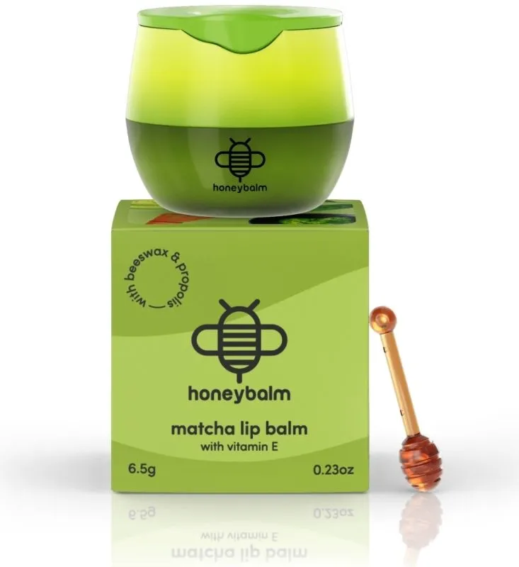 Honeybalm Lippenbalsem Matcha (1 stuk)