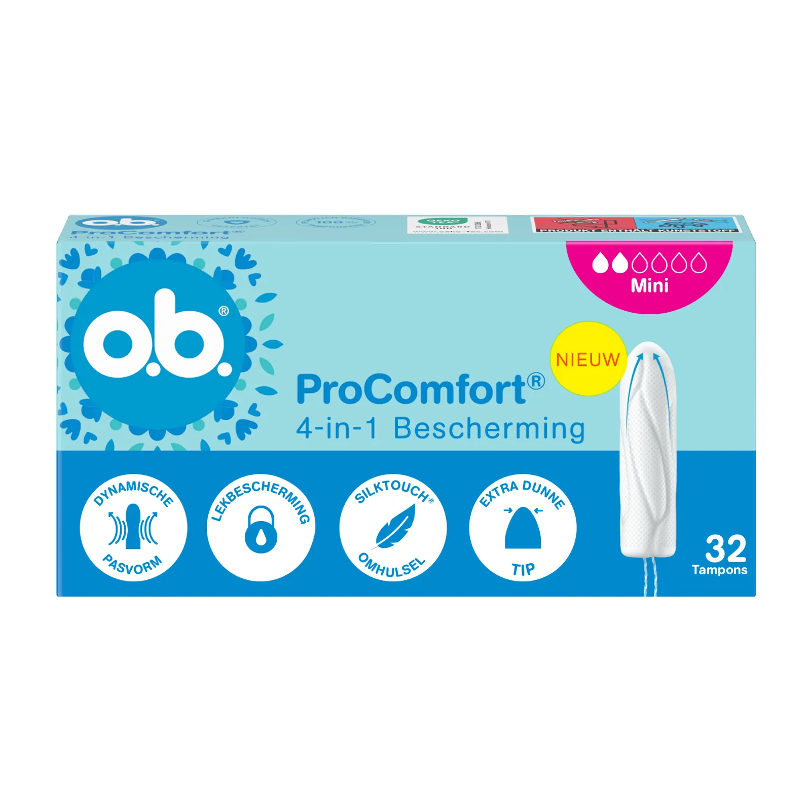 Ob Tampons Comfort Advanced Mini (32 stuks)