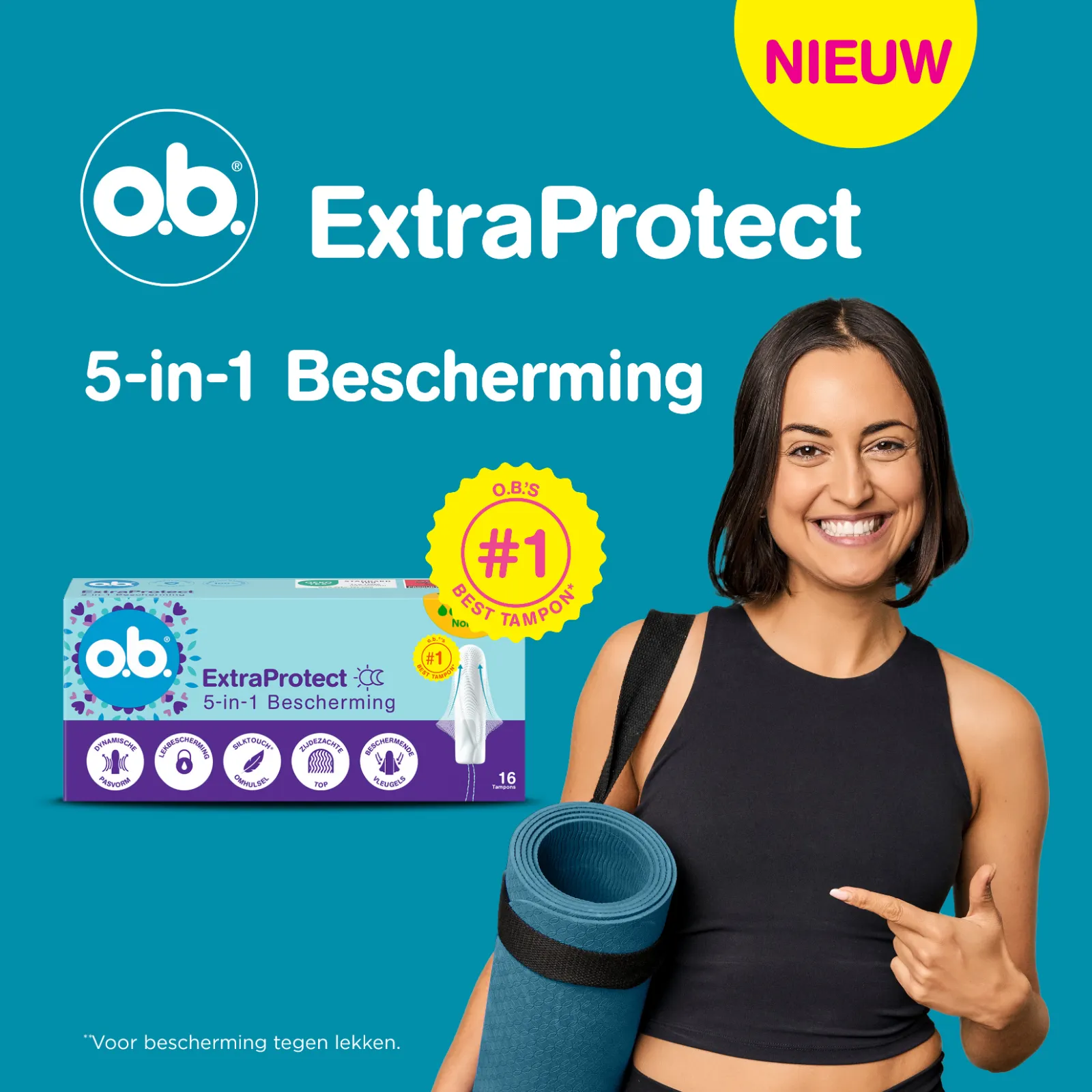 Ob Tampons ExtraProtect Super (16 stuks)