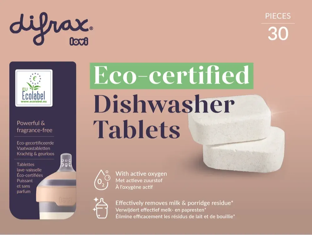 Difrax Eco Vaatwastabletten (30 stuks)