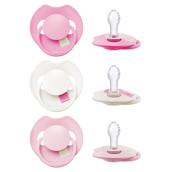 Difrax Lovi Fopspenen 6-18 Maanden Roze (3 stuks)