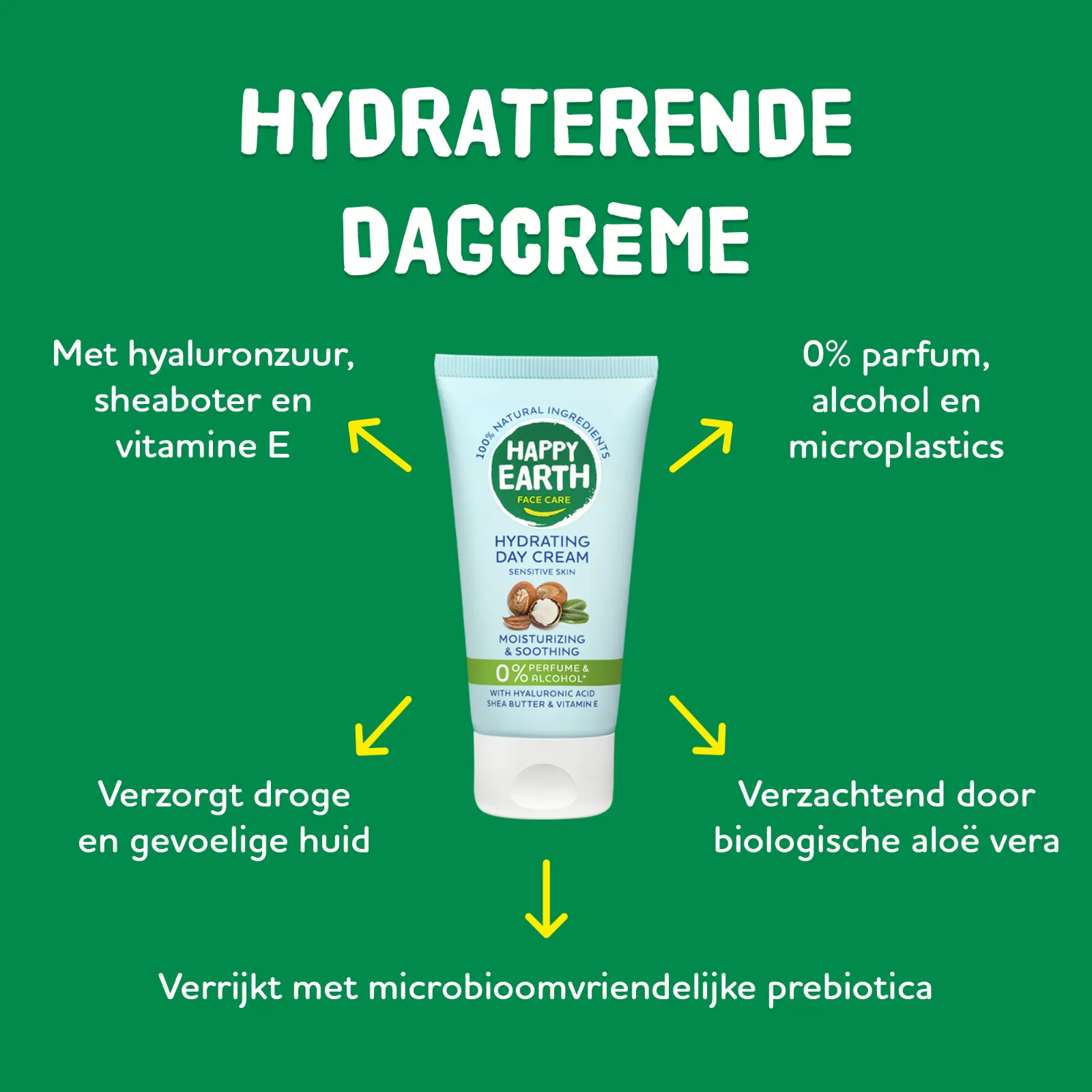 Happy Earth Dagcrème Hydraterend (50 ml) - image 2