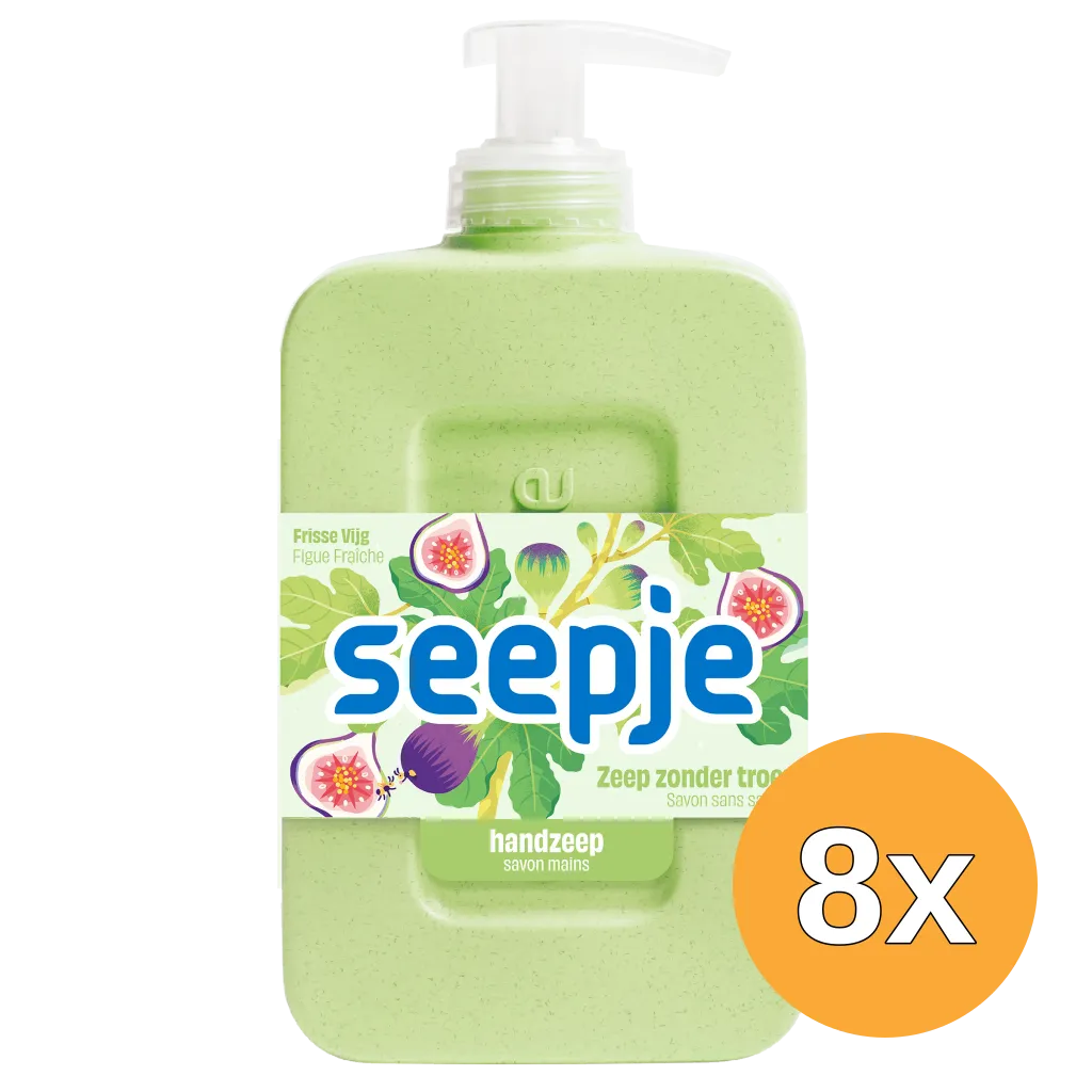 8x Seepje Handzeep Frisse Vijg (300 ml)