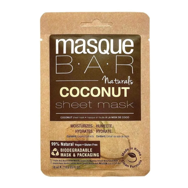 Masquebar Mask Sheet Naturals Coconut (18 ml)