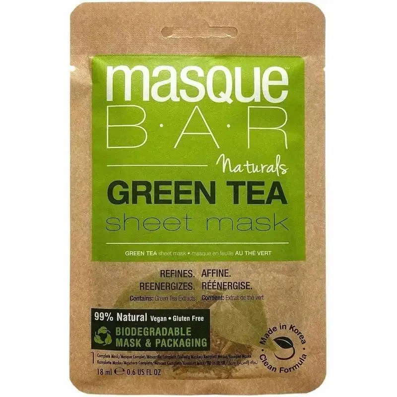 Masquebar Mask Sheet Naturals Green Tea (18 ml)
