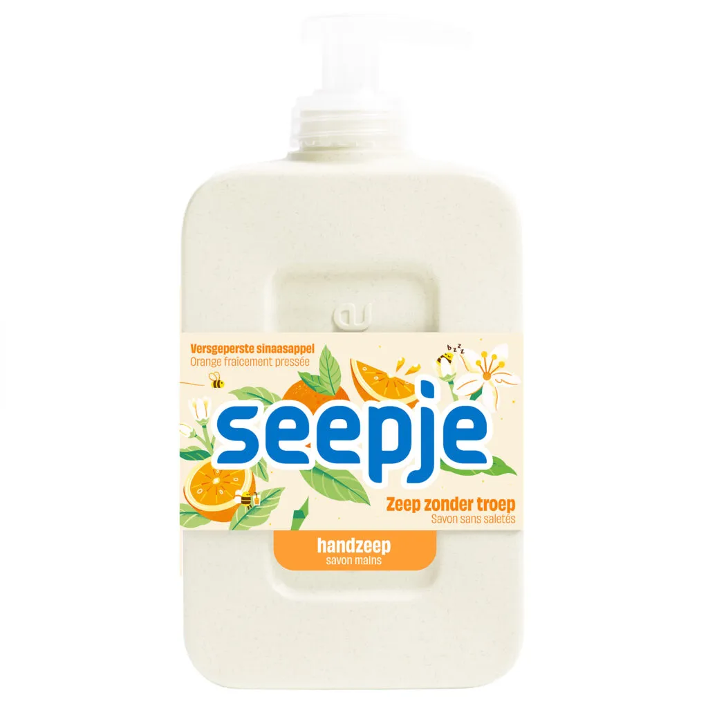 Seepje Handzeep Versgeperste Sinaasappel (300 ml)