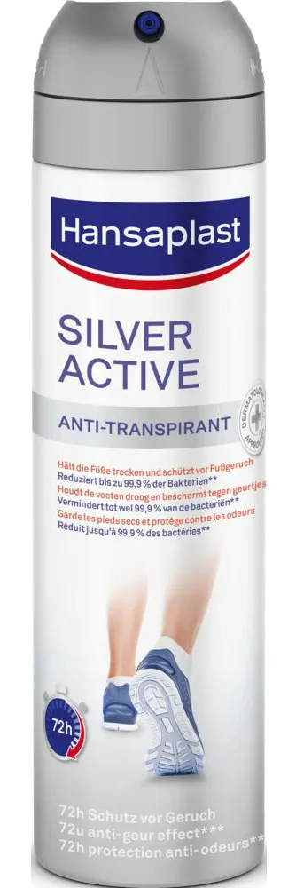 Hansaplast Silver Active Voet Deodorant (150 ml)