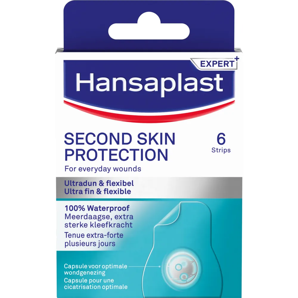 Hansaplast Second Skin Protection Regular Pleisters (6 stuks)