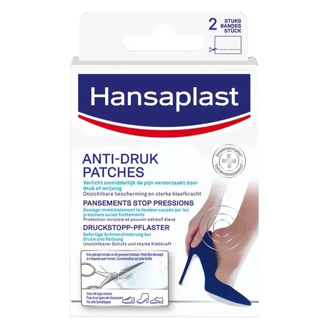 Hansaplast Anti Druk Patches (2 stuks)