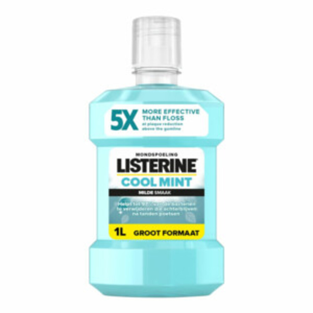 Listerine Mondwater Coolmint Mild (1000 ml)