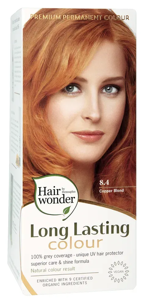 Hennaplus Long Lasting Colour 8.4 Copper Blond (100 ml)