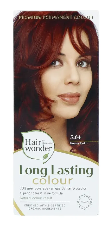 Hennaplus Long Lasting Colour 5.64 Henna Red (100 ml)