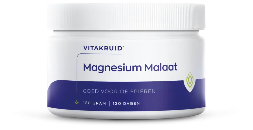 Vitakruid Magnesium Malaat met Vitamine B6 (P-5-P) (120 gr)