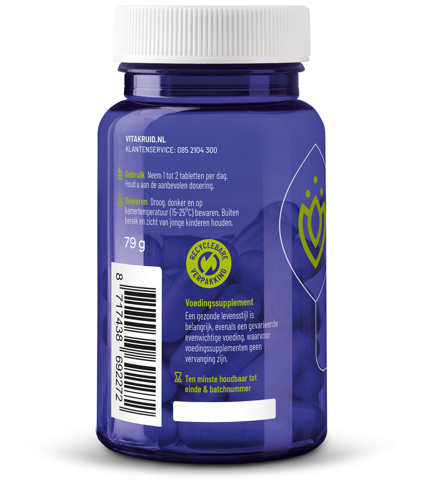 Vitakruid Beautycomplex met Keratine Hyaluronzuur & Biotine (60 tabletten) - image 2
